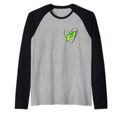 Grüne Kassette Old School Love Green Color Graphic Raglan von Match Green Color Graphic Tee