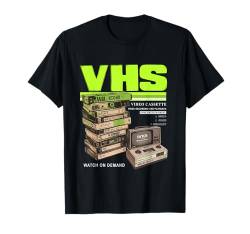 Grüne VHS und Chill Green Farbgrafik T-Shirt von Match Green Color Graphic Tee