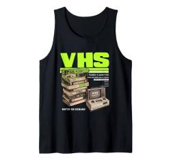 Grüne VHS und Chill Green Farbgrafik Tank Top von Match Green Color Graphic Tee