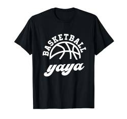 Basketball Yaya Passender Basketball-Team-Liebhaber, lustig T-Shirt von Matching Basketball Family Apparel