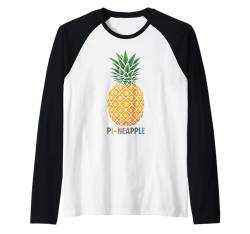 Lustige Mathematik Witz Mathematik Puns Pineapple Pi 3.14 Humor Fun Raglan von Mathematics Math Lover Gifts