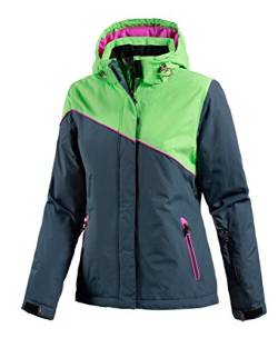 Maui Wowie Damen Snowboardjacke Snowboard Jacke Kapuze (Petrol/Grün, S) von Maui Wowie