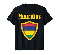 Mauritius, Flagge von Mauritius, Mauritius-Flagge. T-Shirt von Mauritius,Mauritius Flag,Flag of Mauritius.