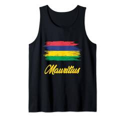 Mauritius, Flagge von Mauritius, Mauritius-Flagge. Tank Top von Mauritius,Mauritius Flag,Flag of Mauritius.