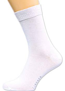 Max Lindner 5 Paar Diabetikersocken (Socken ohne Gummi) 95% Baumwolle 5% Elasthan (42-44, weiss) von Max Lindner