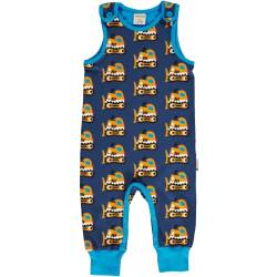 Maxomorra Strampler Overall Playsuit BULLDOZER (98-104) von Maxomorra