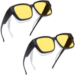 Mayoii überzieh sonnenbrille herren polarisiert für brillenträger doppelt verwendbar für eine Vielzahl von Rahmen geeignet UV400-Schutz Unisex geeignet für Autofahren und Outdoor-Aktivitäten von Mayoii