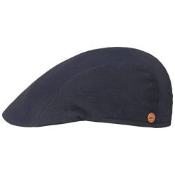 Mayser Prince Coolmax Sunblocker Flatcap Schirmmütze Schiebermütze Sonnencap Herren - Made in The EU mit Schirm, Futter Frühling-Sommer Herbst-Winter - 56 cm dunkelblau von Mayser