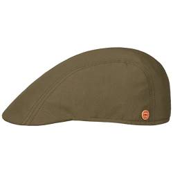 Mayser Prince Coolmax Sunblocker Flatcap Schirmmütze Schiebermütze Sonnencap Herren - Made in The EU mit Schirm, Futter Frühling-Sommer Herbst-Winter - 57 cm Oliv von Mayser