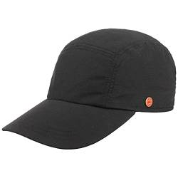 Mayser Riccardo Sunblocker Cap Damen/Herren - Made in The EU Fullcap Sportcap Baseballcap Hinten geschlossen, mit Schirm Frühling-Sommer - 56 cm schwarz von Mayser