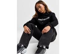 McKenzie Metallic Logo Overhead Hoodie - Damen, Black von McKenzie