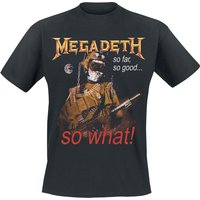 Megadeth T-Shirt - So What Vintage Tracklist - S bis XXL - für Männer - Größe M - schwarz  - Lizenziertes Merchandise! von Megadeth