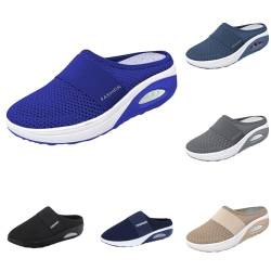 Orthopädische Schuhe Damen Air Cushion Slip On Walking Orthopedic Diabetic Walking Shoes Freizeit Mesh Atmungsaktiv Sandals Hausschuhe mit Fussbett Frauen Sneaker Turnschuhe Sportschuhe von MeiLyviba