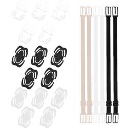 Bh Träger Clip 15PCS Bh Clips für Bh Träger Rücken Bh Klammer Rücken for Women for Hiding the Straps Comes,für Brautkleider,Fitnesssport,Im Lieferumfang Sind 6 Anti-Fall-Gurte Enthalten von Meifiyu