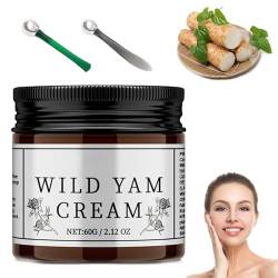 Wild Yam Cream, Yamswurzel Creme, Wild Yam Cream Hormones Balance, Organic Enriched Wild Yam Cream, Menopause Botanical Balancing Body Cream, Wild Yam Skin Cream für Allen Hauttypen von Meifiyu