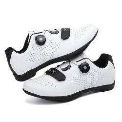 Mateju Fahrradschuhe für Herren und Damen, Moden Rennrad und Schuhe mit Gummisohle rutschfeste Atmungsaktive No-Lock MTB Fahrradschuhe Unisex Radsportschuhe Draussen von Meiju