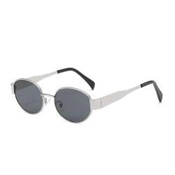 Meiliyizu Modische UV400 für Männer und Frauen, Outdoor-Schutzbrille mit ovalem Rahmen, Sonnenbrille, für Camping, Wandern von Meiliyizu