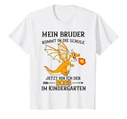 Kinder Mein Bruder Kommt In Die Schule Schulkind 2025 T-Shirt von Mein Bruder Kommt In Die Schule Boss Kindergarten