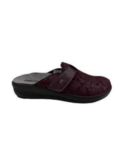 Melluso Geschlossene Damen-Slipper mit herausnehmbarem Fußbett Q61083, Bordò, 36 EU von Melluso