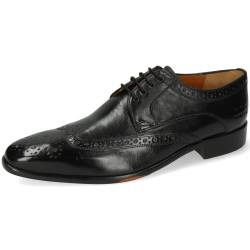 Melvin & Hamilton Derby Schuhe Herren Lewis 3 Schwarz 43 von Melvin & Hamilton