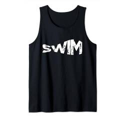 Lustiges Schwimmdesign Swim Team Swim Coach Tee Schwimmer Geschenke Tank Top von Men Women Swimming Gifts For Pool Swimmer Lovers