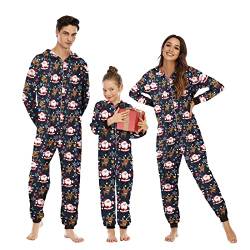 Menore Matching Family Pajamas Set, Christmas Sleepwear Nightwear, Langärmelige Weihnachts Nachtwäsche, Einteiliger Geteilter Pyjama, PJs Xmas Festival Party Erwachsene Kinder Baby Hund 13Papa XL von Menore