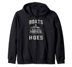 Lustiges Bootfahren Ponton Boot Party Seeliebhaber Boote und Hacken Kapuzenjacke von Mens Pontoon Boat T Shirts Funny Boating Gifts
