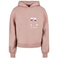 Merchcode Kapuzenpullover Merchcode Damen Ladies Let´s celebrate Organic Oversized Hoody (1-tlg) von Merchcode