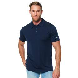 100% Merino Poloshirt Herren - Outdoor Atmungsaktiv Merino Shirt Herren Kurzarm Regular Fit (Midnight Navy Polo, XX-Large) von Merino.tech