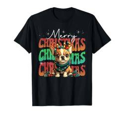 French Bulldog Elf Christmas Decorations Dog Lover Xmas T-Shirt von Merry Christmas Elf Matching Family Men Women Kids