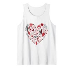 Skandinavischer nordischer Winter Boho Weihnachtsbaum Damen Tank Top von Merry Christmas Gifts For The Whole Family