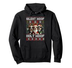 Australian Shepherd Christmas Tree Decorations Dog Lover Pullover Hoodie von Merry Christmas Lights Matching Family Xmas Pajama