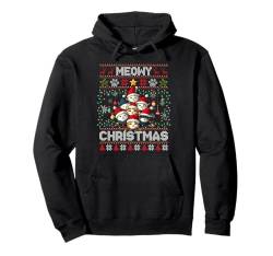 Cats Christmas Sweater Tree Cats Lover Xmas Ugly Sweater Pullover Hoodie von Merry Christmas Lights Matching Family Xmas Pajama