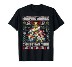 Poodle Christmas Tree Lights Decorations Dog Lover Xmas T-Shirt von Merry Christmas Lights Matching Family Xmas Pajama