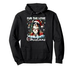 Border Collie Christmas Tree Decorations Dog Lover Xmas Pullover Hoodie von Merry Christmas Lights Men Women Kids Xmas Pajama