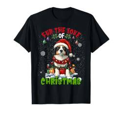 Border Collie Christmas Tree Decorations Dog Lover Xmas T-Shirt von Merry Christmas Lights Men Women Kids Xmas Pajama