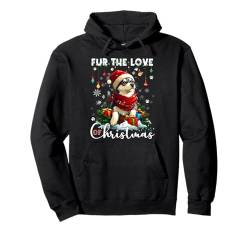 Siberian Husky Christmas Tree Decorations Dog Lover Xmas Pullover Hoodie von Merry Christmas Lights Men Women Kids Xmas Pajama