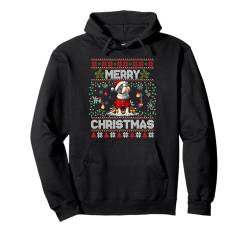 Staffordshire Bull Terrier Christmas Decorations Dog Lover Pullover Hoodie von Merry Christmas Lights Men Women Kids Xmas Pajama