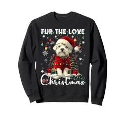 West Highland White Terrier Christmas Decorations Dog Lover Sweatshirt von Merry Christmas Lights Men Women Kids Xmas Pajama