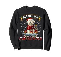 West Highland White Terrier Christmas Decorations Dog Lover Sweatshirt von Merry Christmas Lights Men Women Kids Xmas Pajama