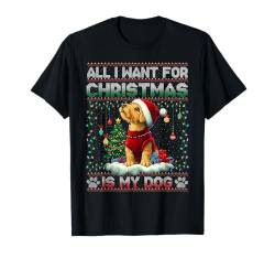 Airedale Terrier Christmas Tree Decorations Dog Lover Xmas T-Shirt von Merry Christmas Ugly Sweater Men Women Kids Pajama