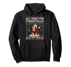 Boston Terrier Christmas Tree Decorations Dog Lover Xmas Pullover Hoodie von Merry Christmas Ugly Sweater Men Women Kids Pajama