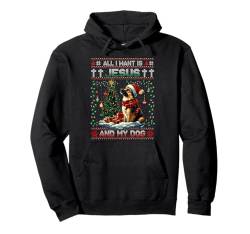 German Shepherd Christmas Tree Decorations Dog Lover Xmas Pullover Hoodie von Merry Christmas Ugly Sweater Men Women Kids Pajama