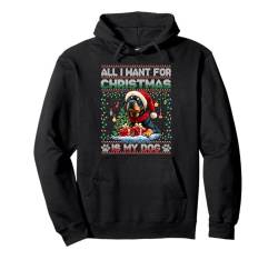 Rottweiler Christmas Tree Decorations Dog Lover Xmas Gifts Pullover Hoodie von Merry Christmas Ugly Sweater Men Women Kids Pajama