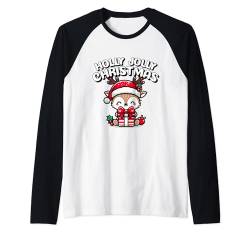 Frohe Weihnachten süßes Kinder Männer Frauen süßes Rentier Raglan von Merry Christmas and Cute Christmas