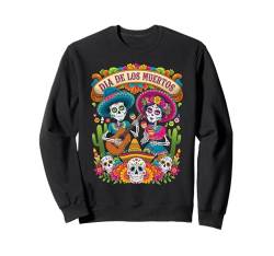 Dia de los Muertos Sugar Skull Skelett Tag der Toten Sweatshirt von Mexican Halloween Men Women Boys Girls Tees