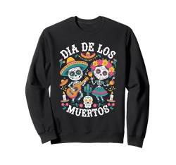 Dia de los Muertos Sugar Skull Skelett Tag der Toten Sweatshirt von Mexican Halloween Men Women Boys Girls Tees