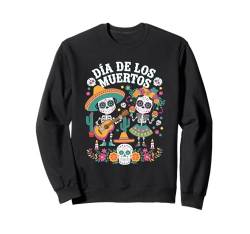 Dia de los Muertos Sugar Skull Skelett Tag der Toten Sweatshirt von Mexican Halloween Men Women Boys Girls Tees