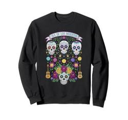 Dia de los Muertos Zuckerschädel zum Aufhängen, lustiger Tag der Toten Sweatshirt von Mexican Halloween Men Women Boys Girls Tees