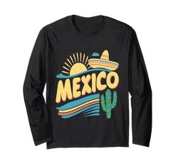 Mexikanische Musik Liebhaber Mexiko Urlaub Langarmshirt von Mexiko Reise outfit für Men & Women